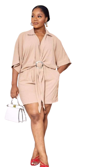 Mira editorial campaign — luxury draped ivory gown